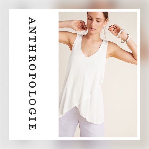 Anthropologie Tops - NWT Anthropologie flowy Front Cross Tank S